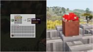 Mushrooms can be used to craft various food items and can be used as decoration (Image via Sportskeeda Gaming || Mojang Studios)